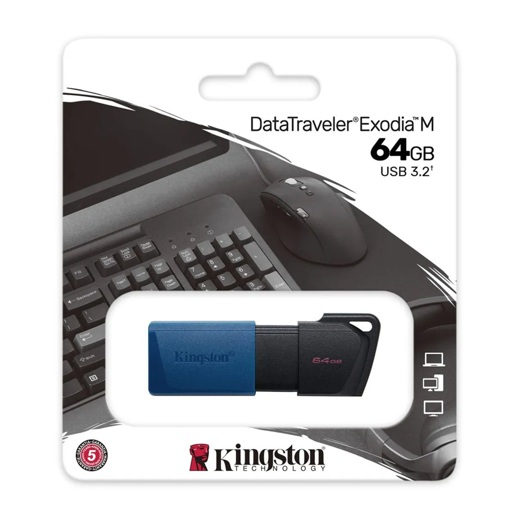 Memoria Flash Usb Kingston 64 Gb 3.2 Exodia Negro