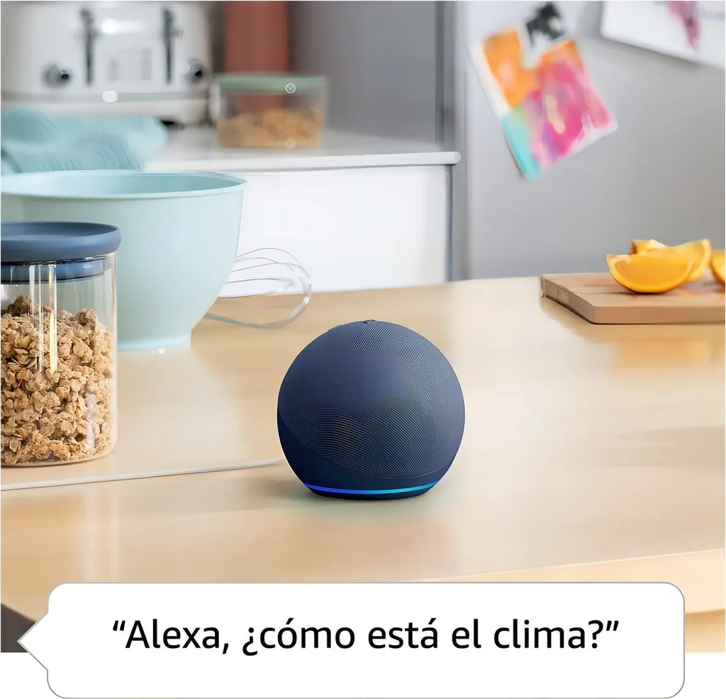 Asistente Virtual Amazon Echo Dot 5ta Gen Blanco Color Glacier white