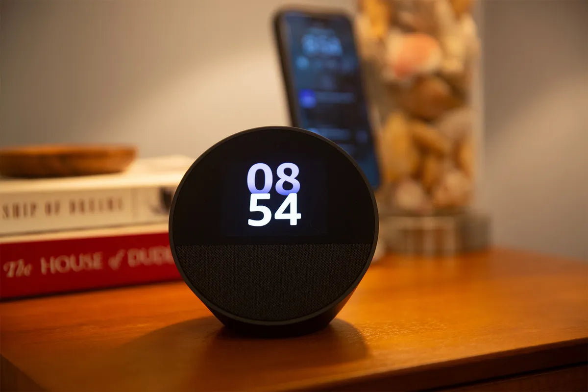 Amazon Echo Spot Bocina Y Despertador Inteligente Negro B0bf