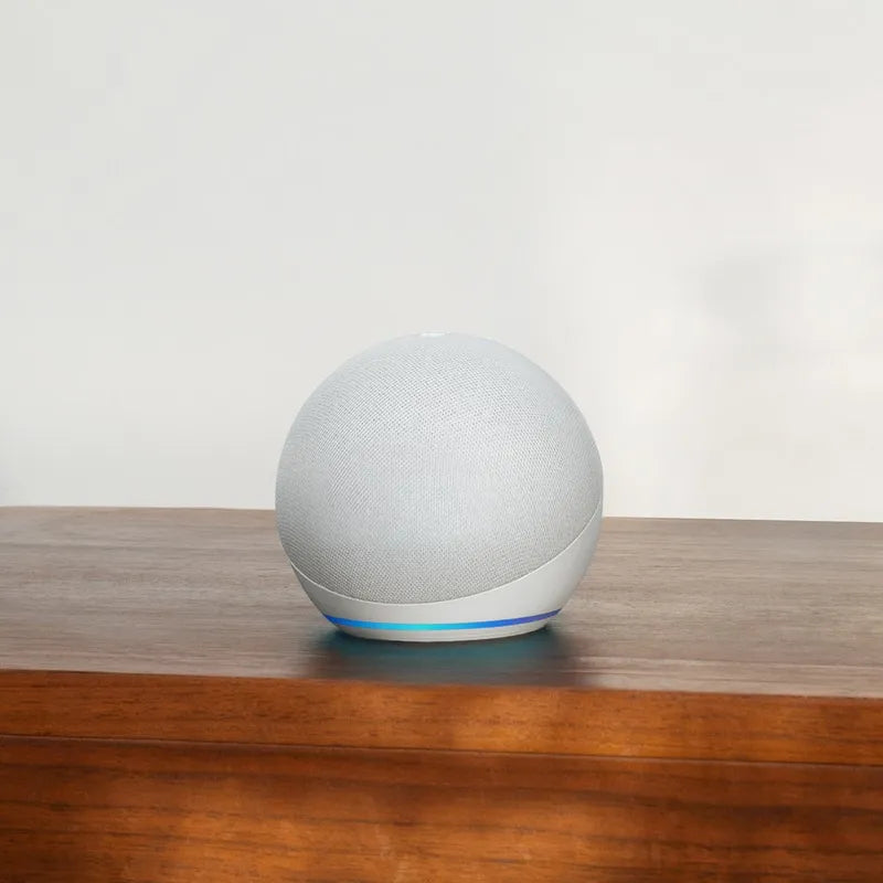 Asistente Virtual Amazon Echo Dot 5ta Gen Blanco Color Glacier white